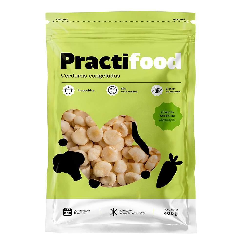 Choclo Serrano Precocido PRACTIFOOD Doypack 400g