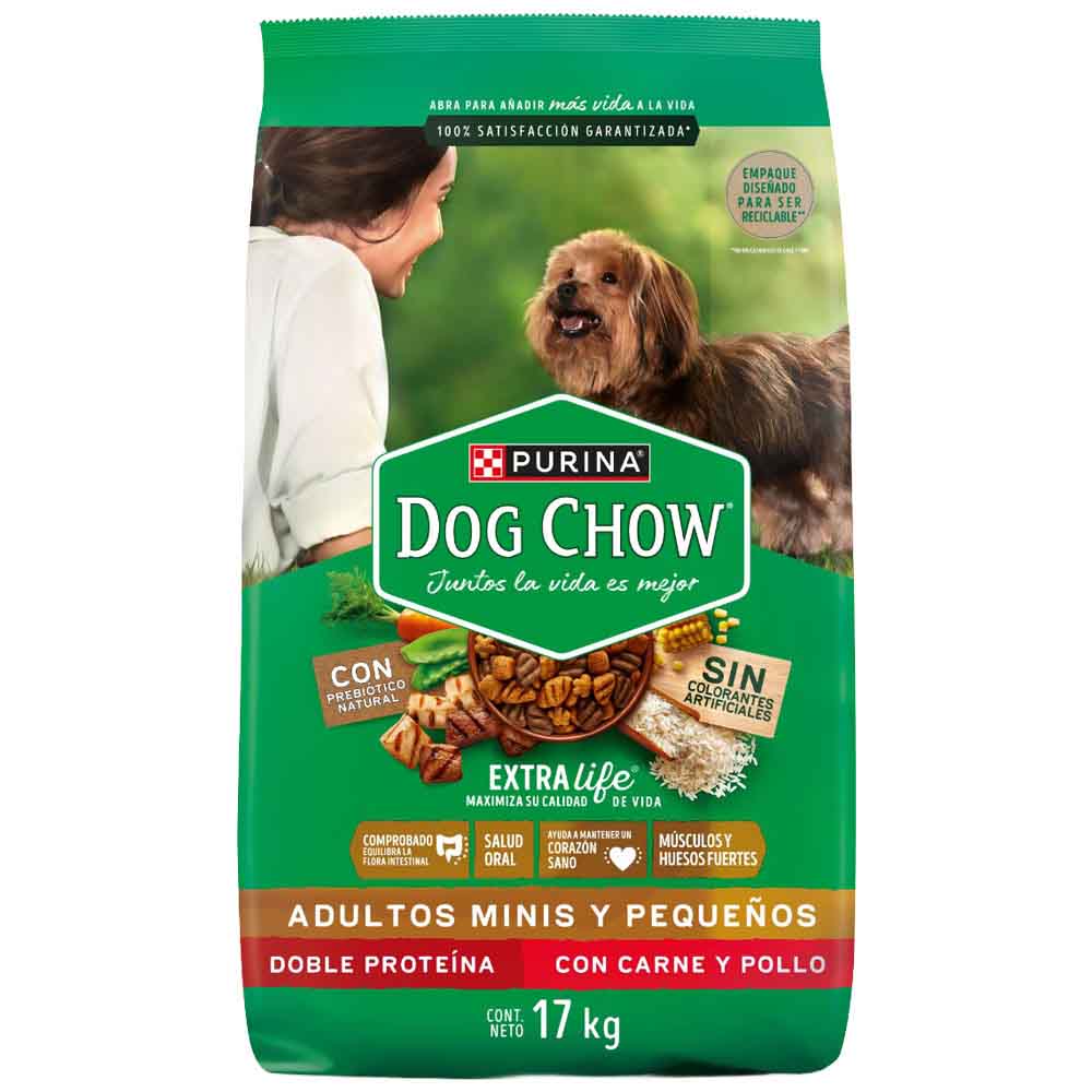 Alimento para Perro DOG CHOW Adulto Razas Pequeñas Bolsa 17 Kg