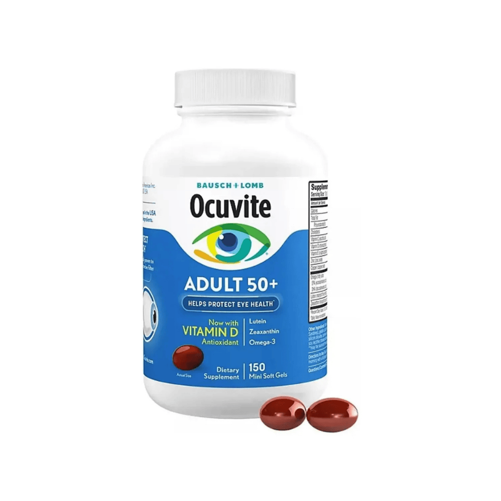 Ocuvite Adult mas ded  50 años  150 Cápsulas Blandas Softgel  para la Salud Ocular