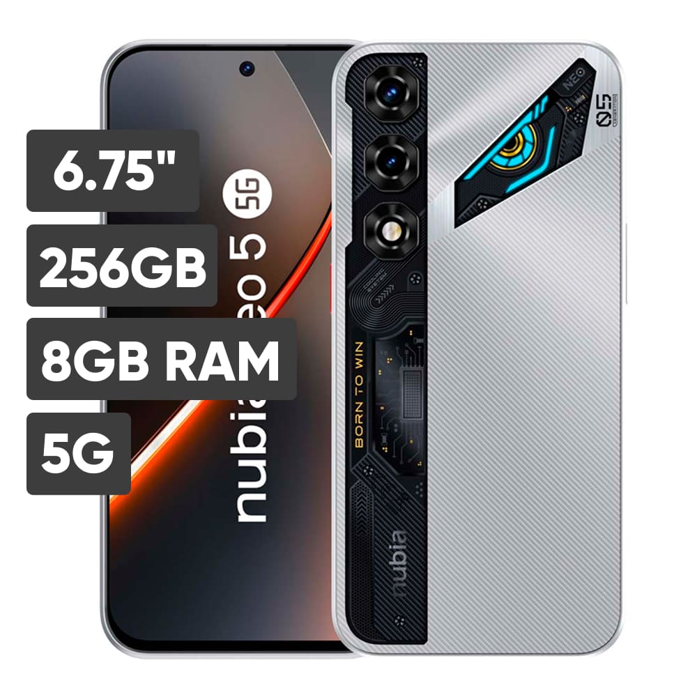 Smartphone ZTE Nubia Neo 5 6.75"" 8GB 256GB 50M+2M Silver