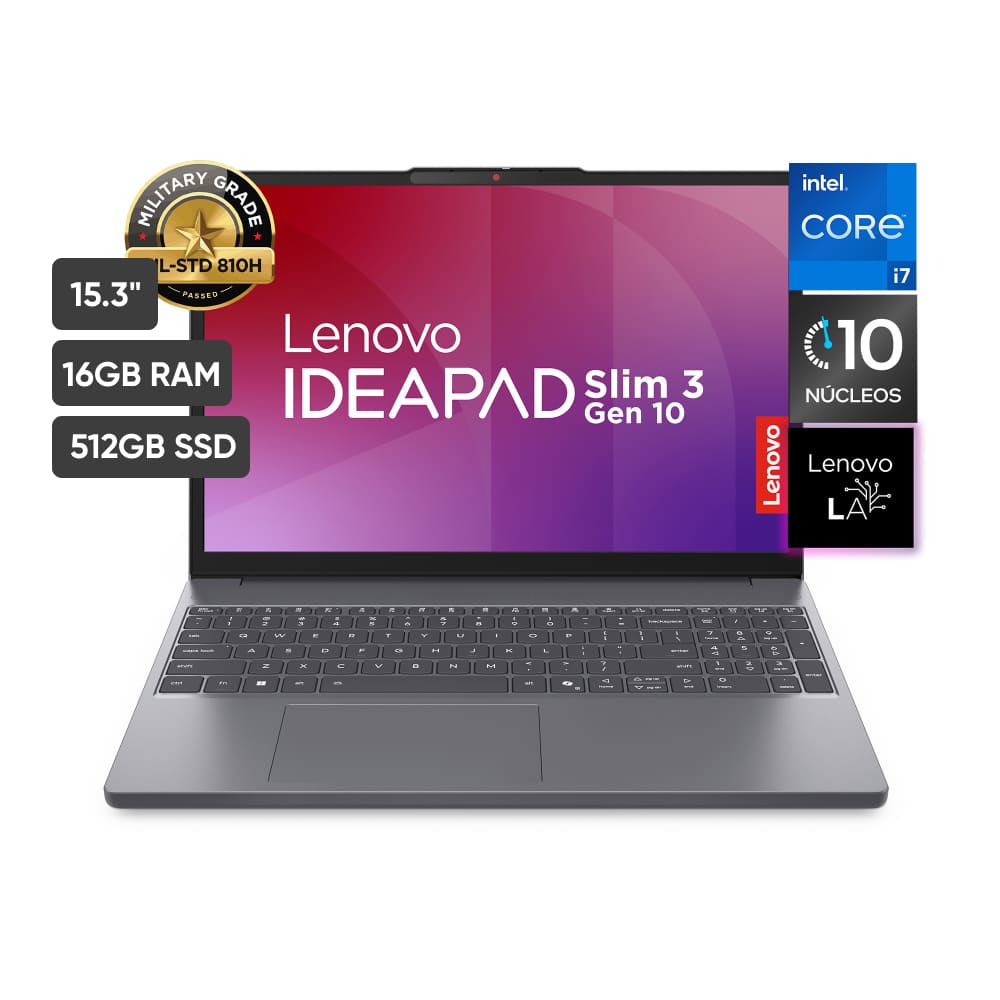 Laptop LENOVO IdeaPad Slim 3 15IRH10 15.3"" Intel Core i7 16GB 512GB W11