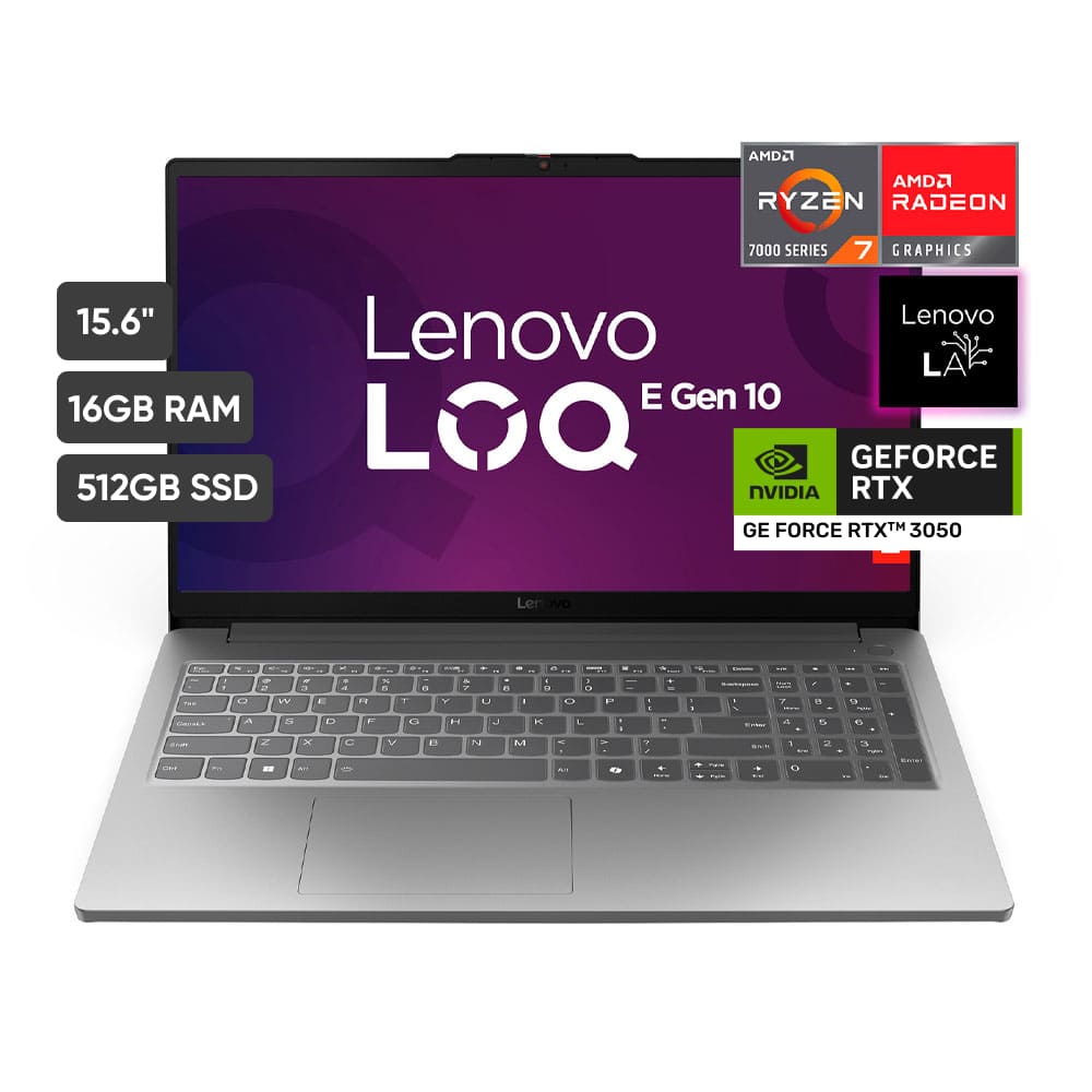 Laptop LENOVO LOQ 15ARP10E 15.6"" AMD Ryzen 7 7735HS 16GB 512GB SSD