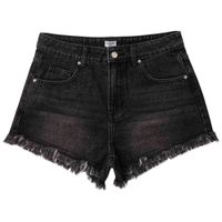Short Denim Deshilado Mujer SINGULAR