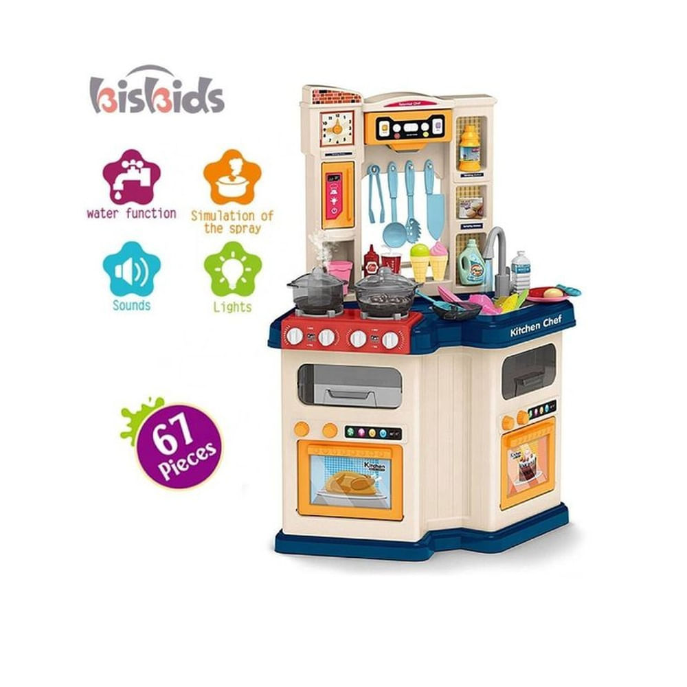 Juguete set de cocina para niñas armable 67 pz