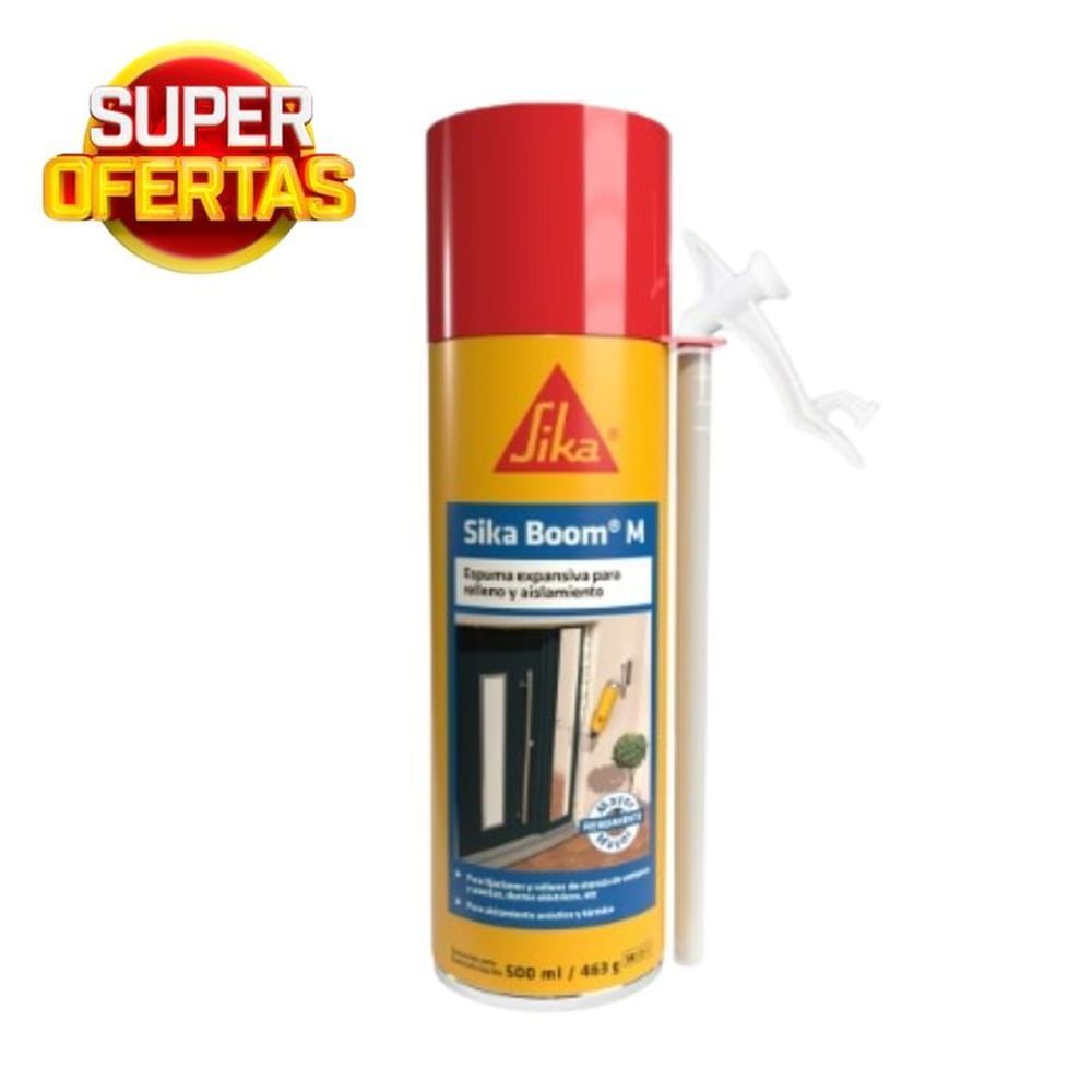 Espuma Expansiva para Relleno Sika Boom M x 500 ml