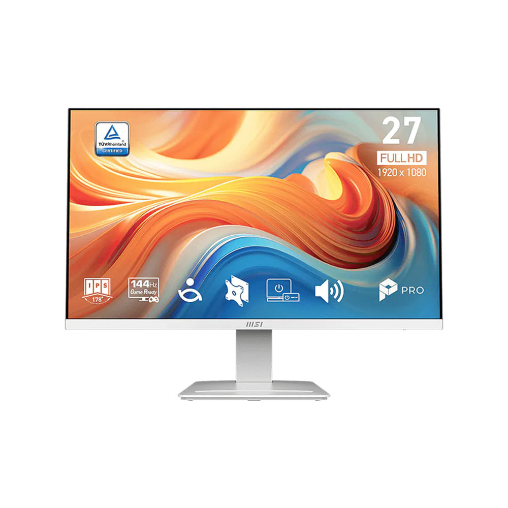 Monitor Plano MSI PRO MP273W E14A 27"" FHD 144Hz 1ms HDMI DP VGA