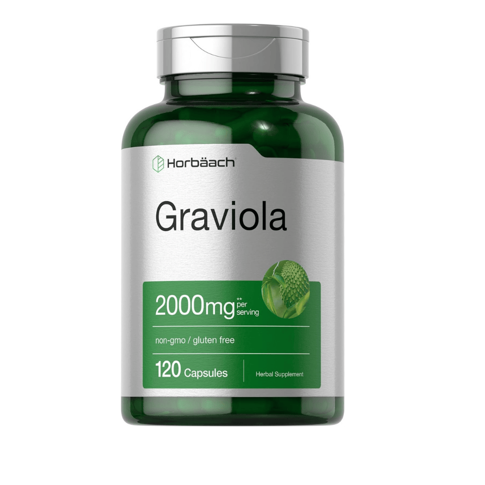 Horbaach Graviola Guanábana 2000mg  120 Cápsulas