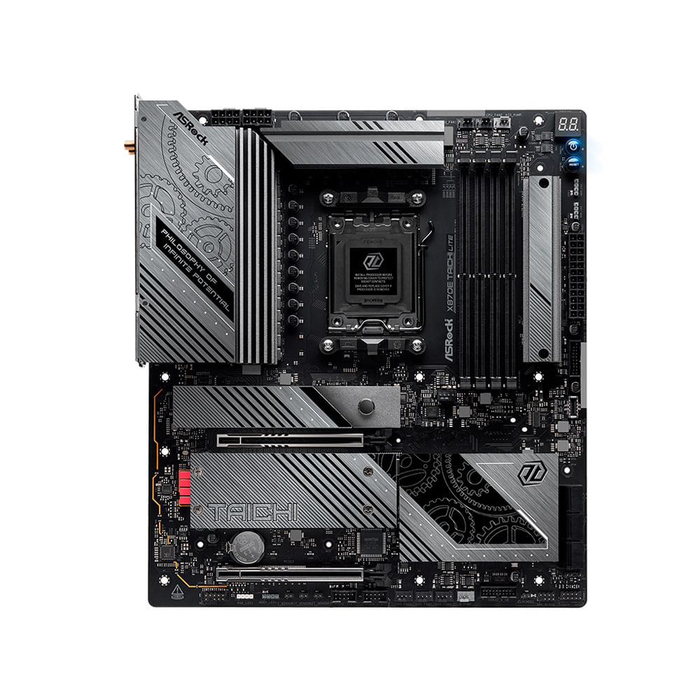 Motherboard ASROCK X870E Taichi Lite, Chipset AMD X870E, Socket AMD AM5, EATX