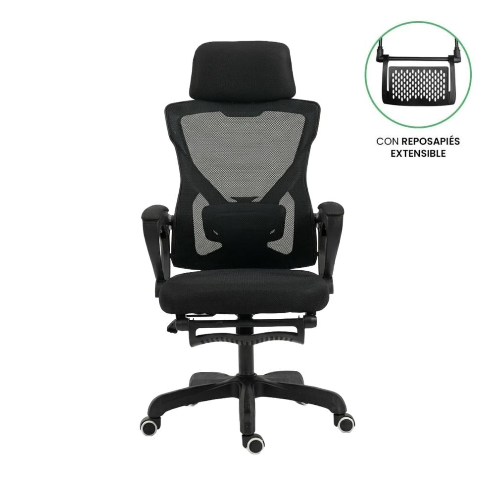 Silla Gamer Haven E02 Ergonómica con Reposapiés