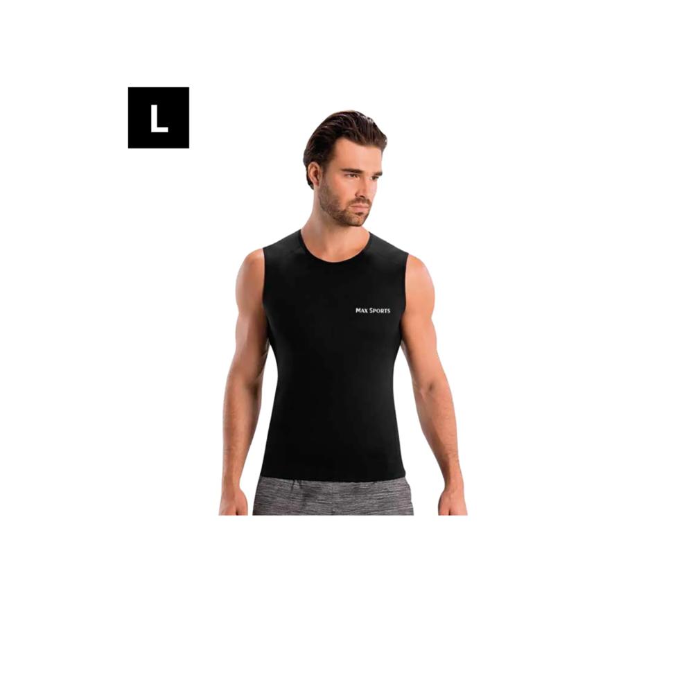 Faja Chaleco Tubular Negro L