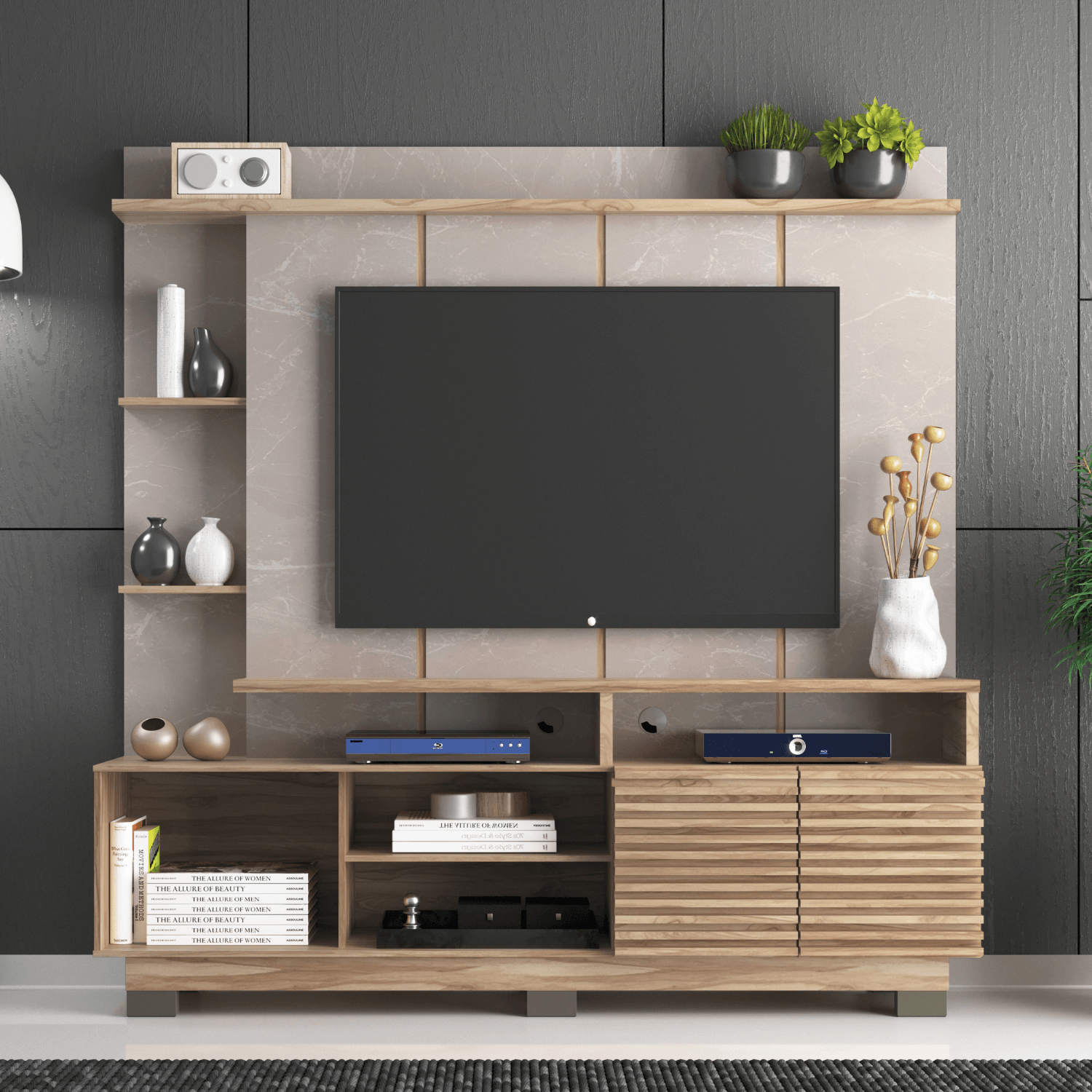 Centro De TV 65" Recoleta Beige