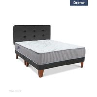 Dormitorio Gold Pocket Novo Queen Alfa Gris