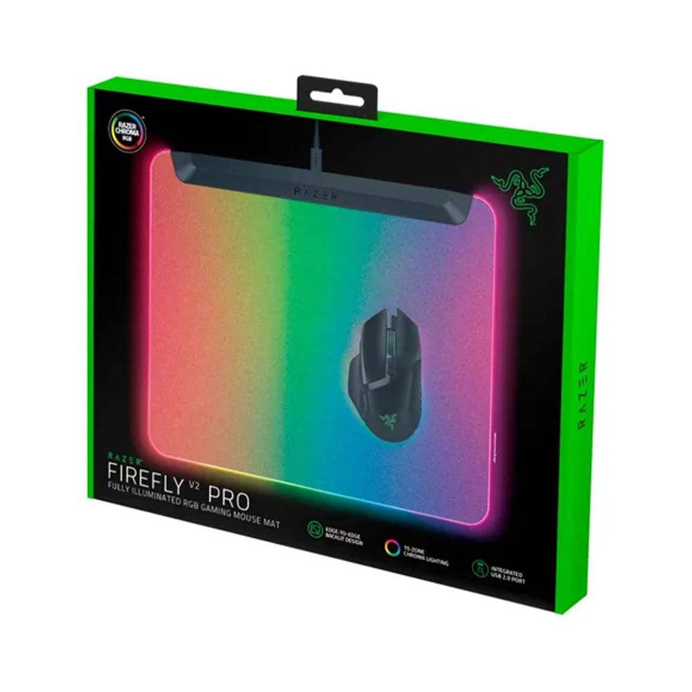 Mouse pad Gaming RAZER FIREFLY V2 PRO RGB con iluminación Chroma