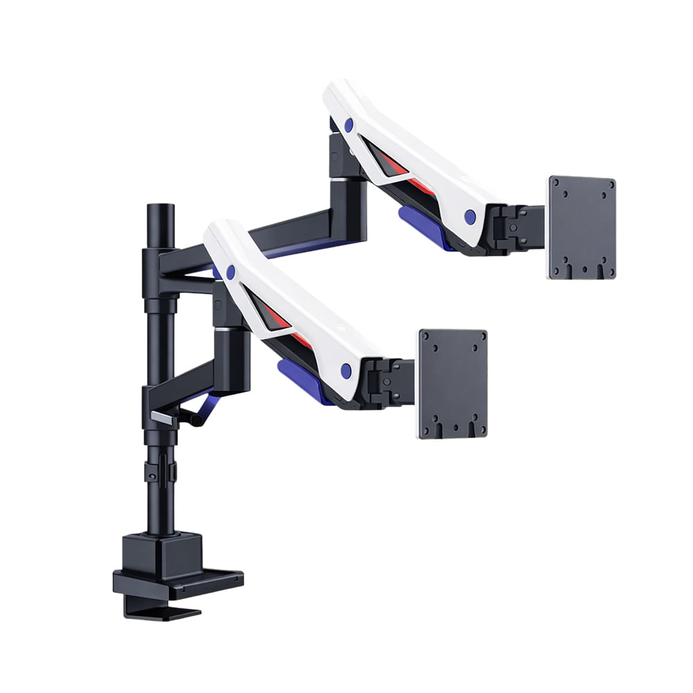 Brazo metálico Koreano GMK95-24U para 2 monitores articulado de escritorio