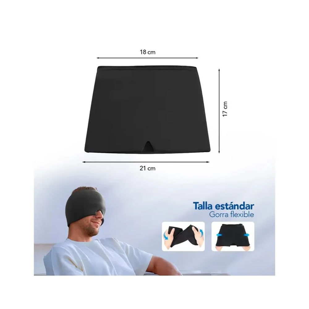 MÁSCARA EN GEL PARA MIGRAÑA