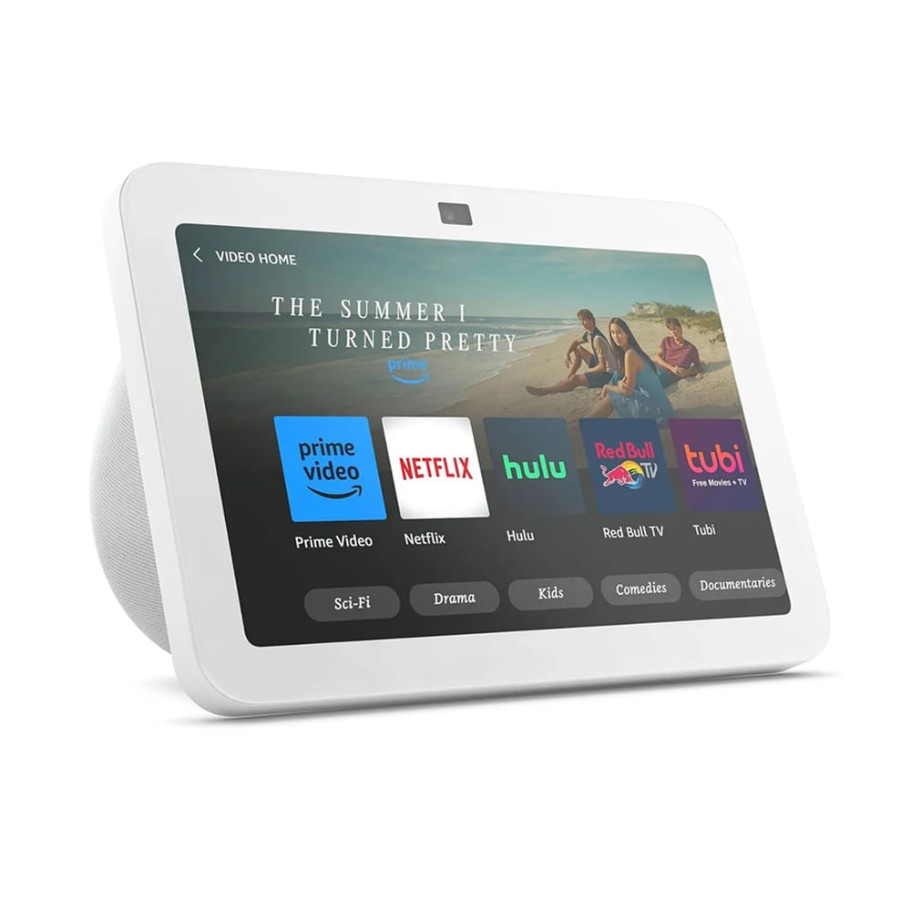 Pantalla Inteligente Amazon Echo Show 8 3ra Gen 2023 8"" HD resolución Cámara 13MP Glacier White