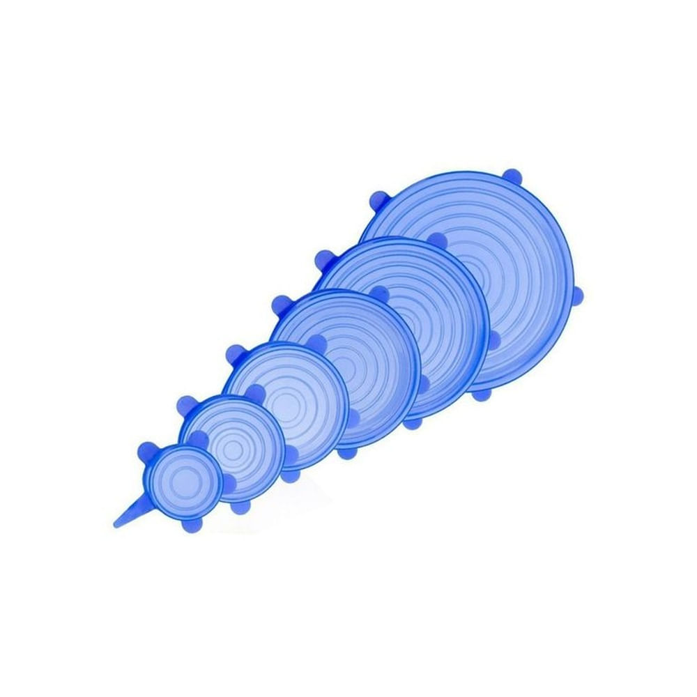 Set De 6 Tapas De Silicona Elásticas Para Taper