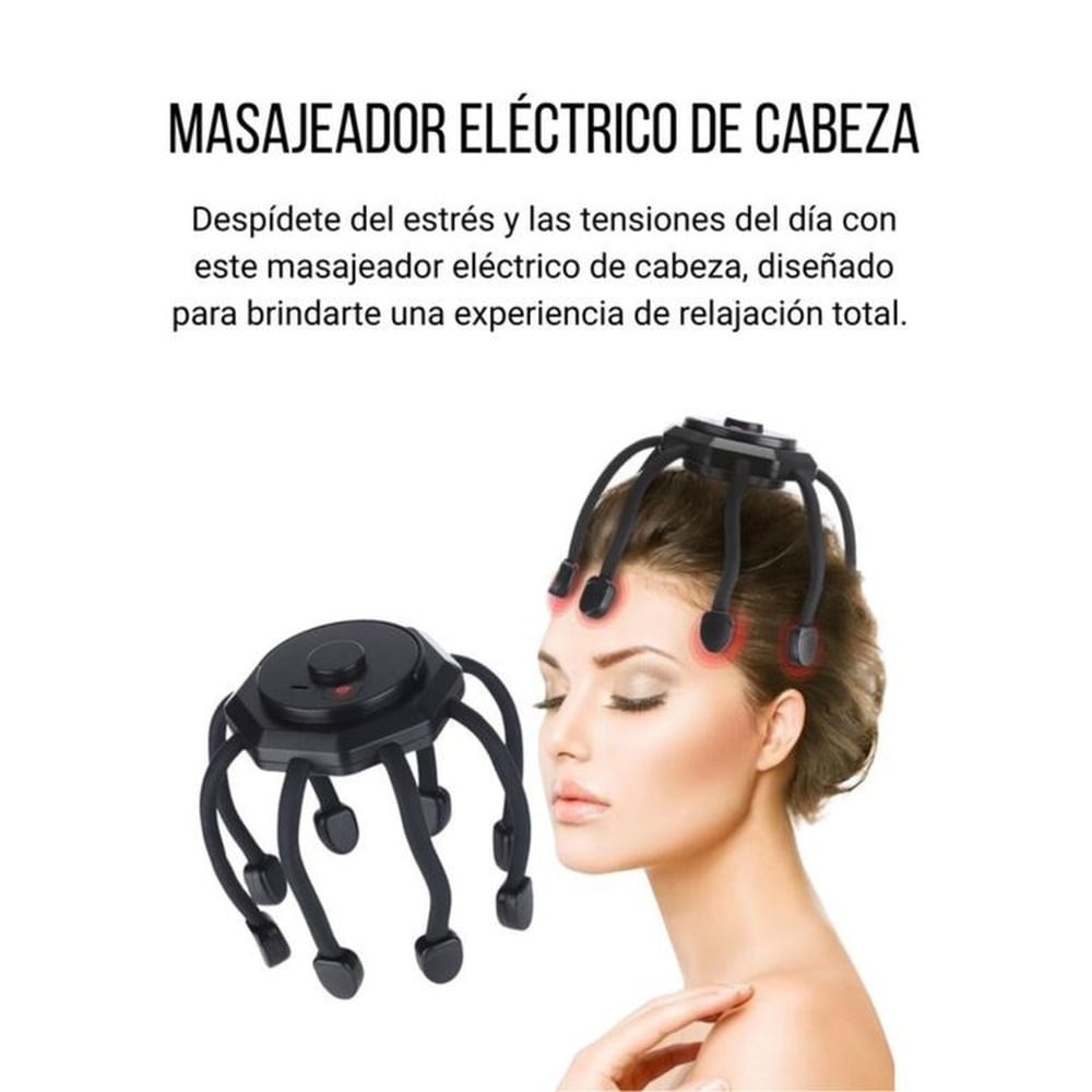 Masajeador Electrico para el Cuero Cabelludo 360° Grados