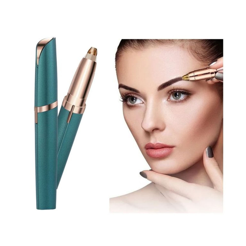 Depilador De Cejas Recargable Color Verde