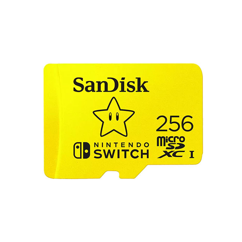 Memoria SanDisk micro SD 256GB para Nintendo Switch