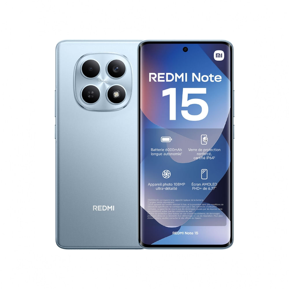 REDMI NOTE 15 8GB RAM 256GB AZUL