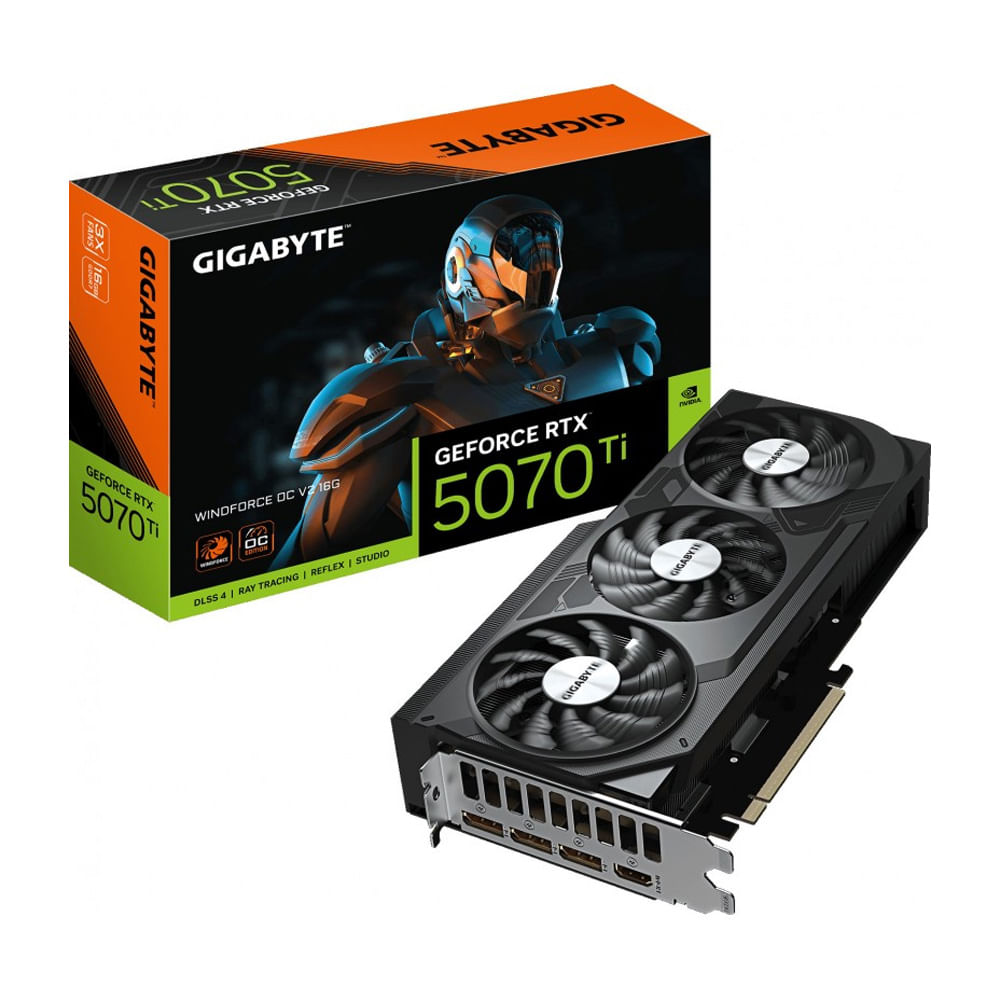 Tarjeta gráfica GEFORCE RTX 5070 TI WINDFORCE OC V2 16G 16 GB