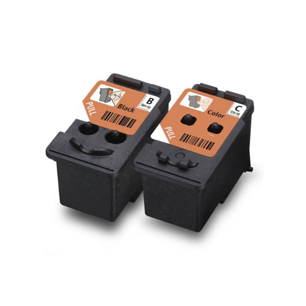 Compatibilidad Canon: Pack de Cabezal BH-10 Negro + CH-10 Color para Impresoras de Calidad