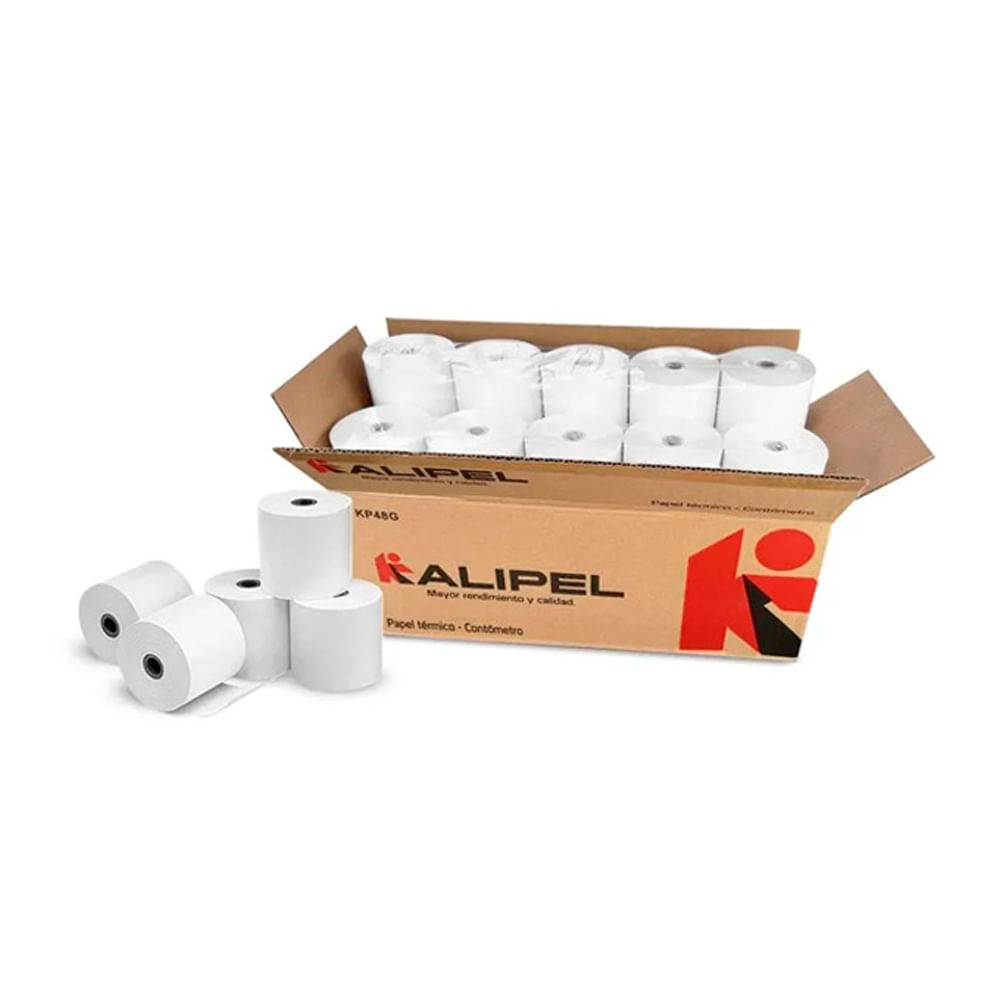 Rollo térmico Kalipel 80 mm compatibilidad con impresoras de punto de venta