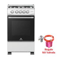 Cocina Indurama Fontana 4 Hornillas Gris