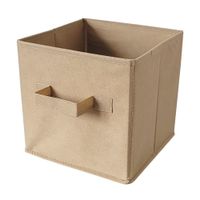Cubo 20 x 20 Beige Tela Notex Rapallo Perú