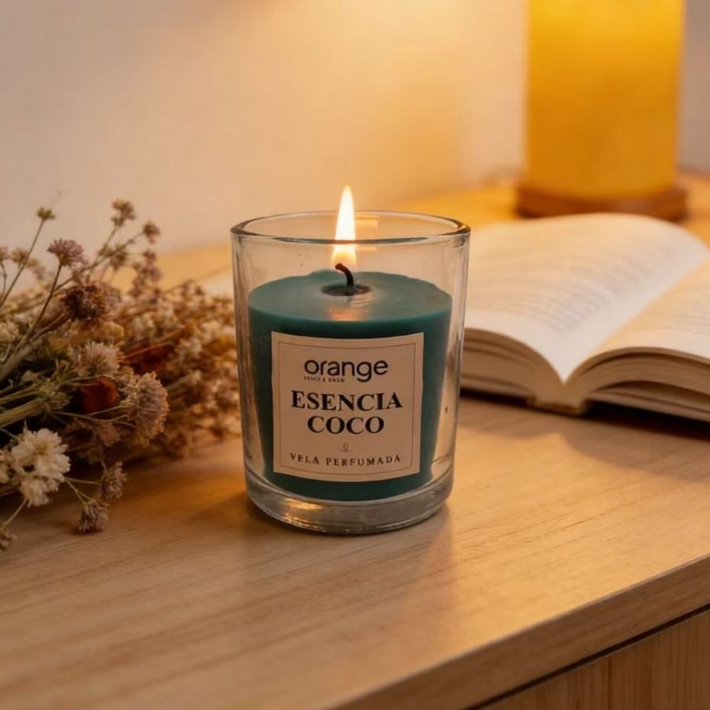 Vela Perfumada Nina 90G Coco Orange