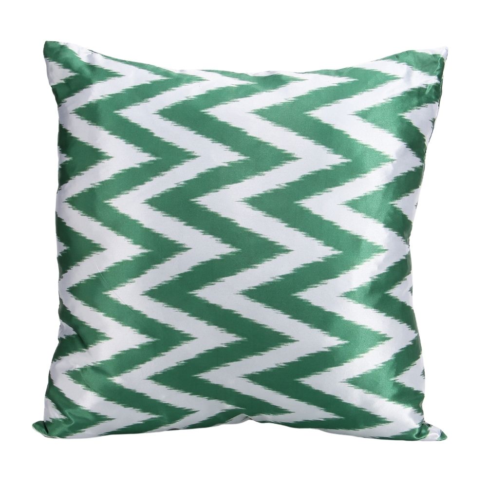 Cojín Ondas Verde con Cierre 40x40cm Orange