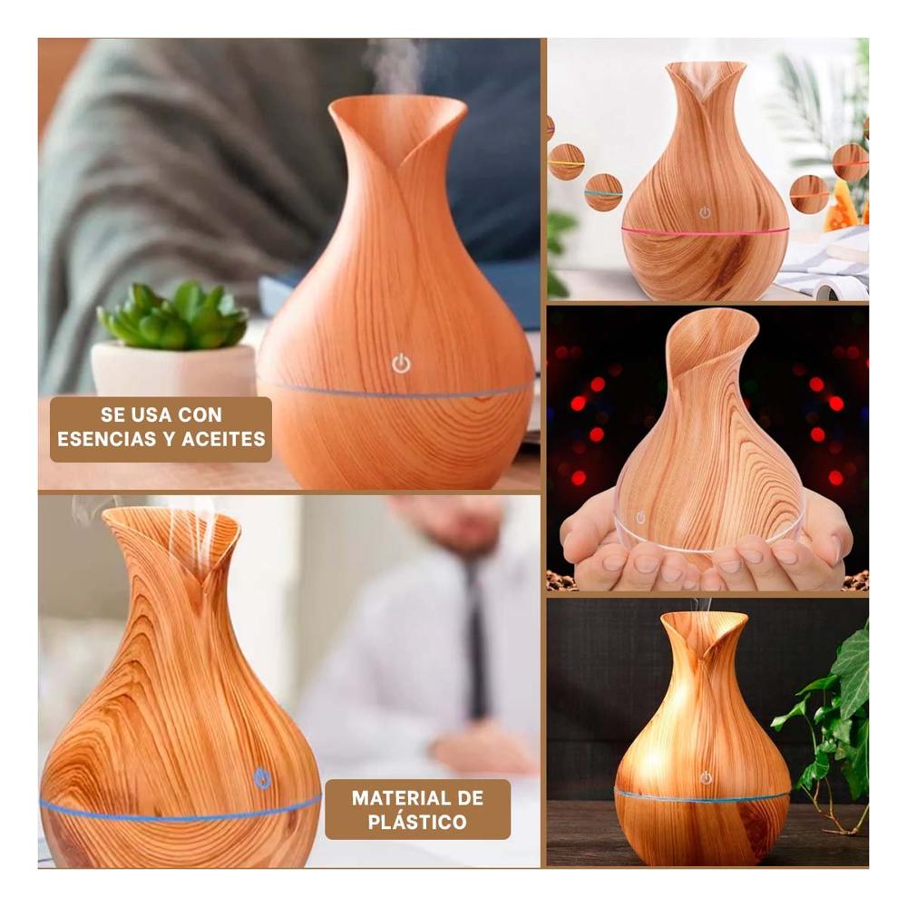 Complemento Hogar Aromatico Madera Claro para Decoracion Y+Post It