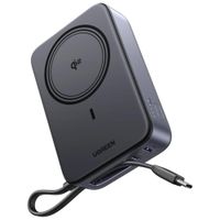UGREEN Power Bank 20000mAh Qi2 15W PD 30W con cable USB-C integrado PB567 55450