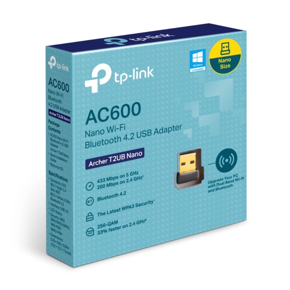 Adaptador Wifi Ac600 Bluetooth 4.2