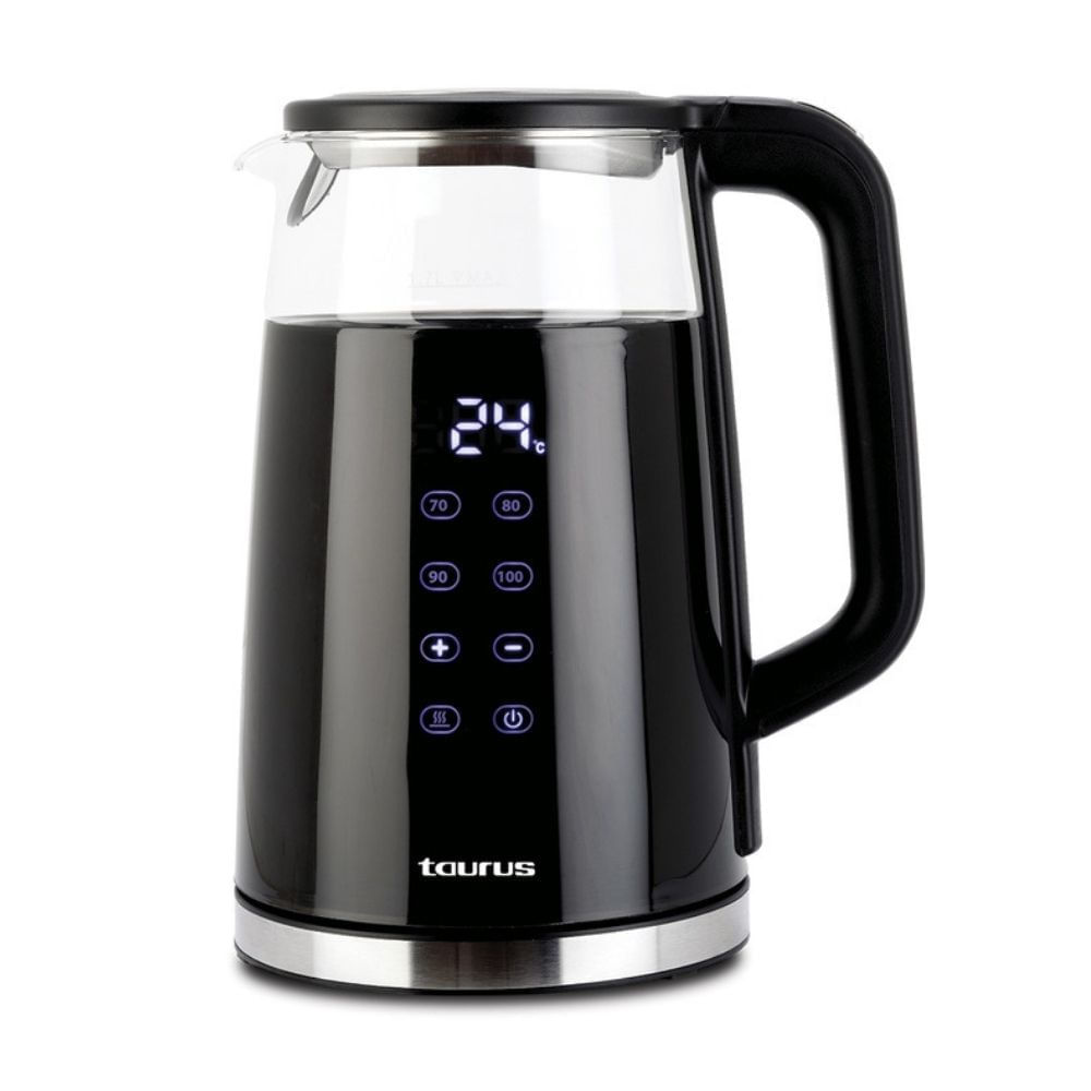 Hervidor Digital Neoglass 1.7L 200W Negro Taurus