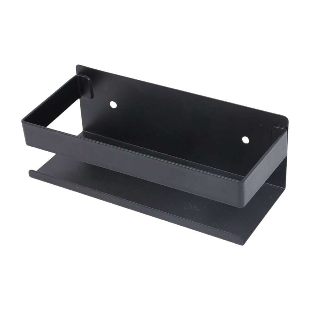 Repisa Metálica Recta Negro Mate 22x9x7.5cm
