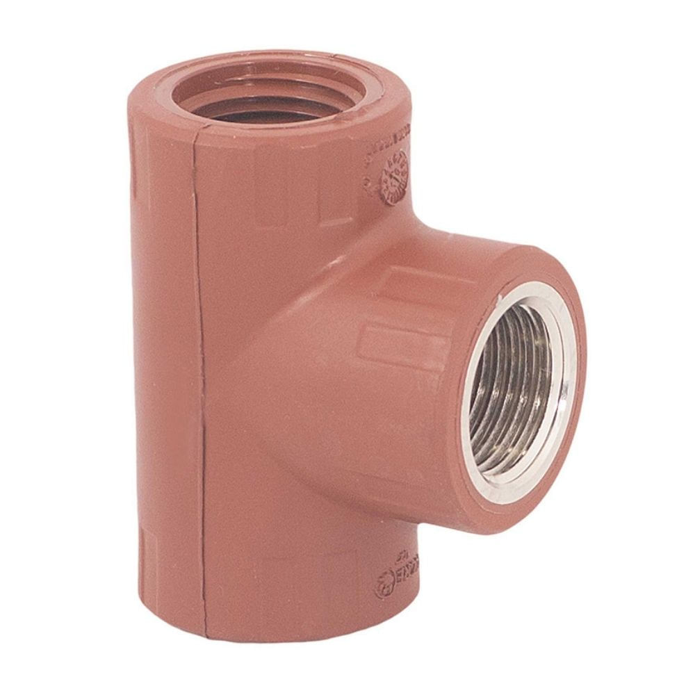 Tee Hh 1/2" con Rosca Inserto Metal Tigre Matusita