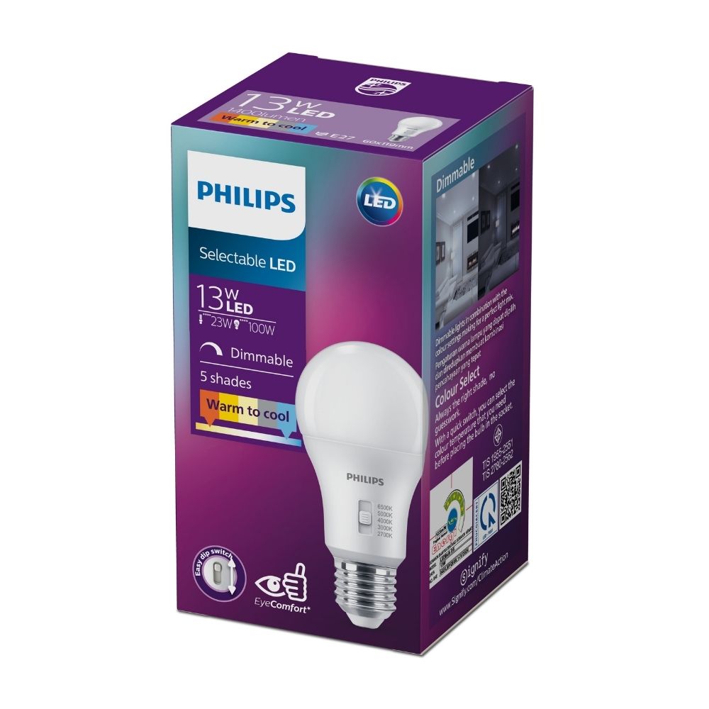 Foco LED Philips Ds 13w E27 5 Temperaturas