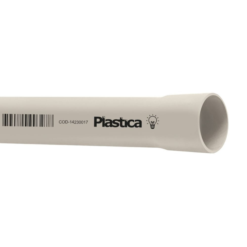 Tubo Pvc Exterior Sel 3/4" Sp x 3m Blanco Nat