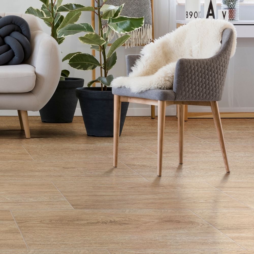 Piso Cerámico Maderado Larice Beige 30x60 2.16m2 Celima