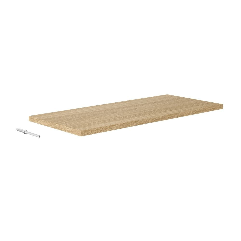 Repisa Recta Flutua 1.5x25x60cm Madera/MDP Miel Prat-K