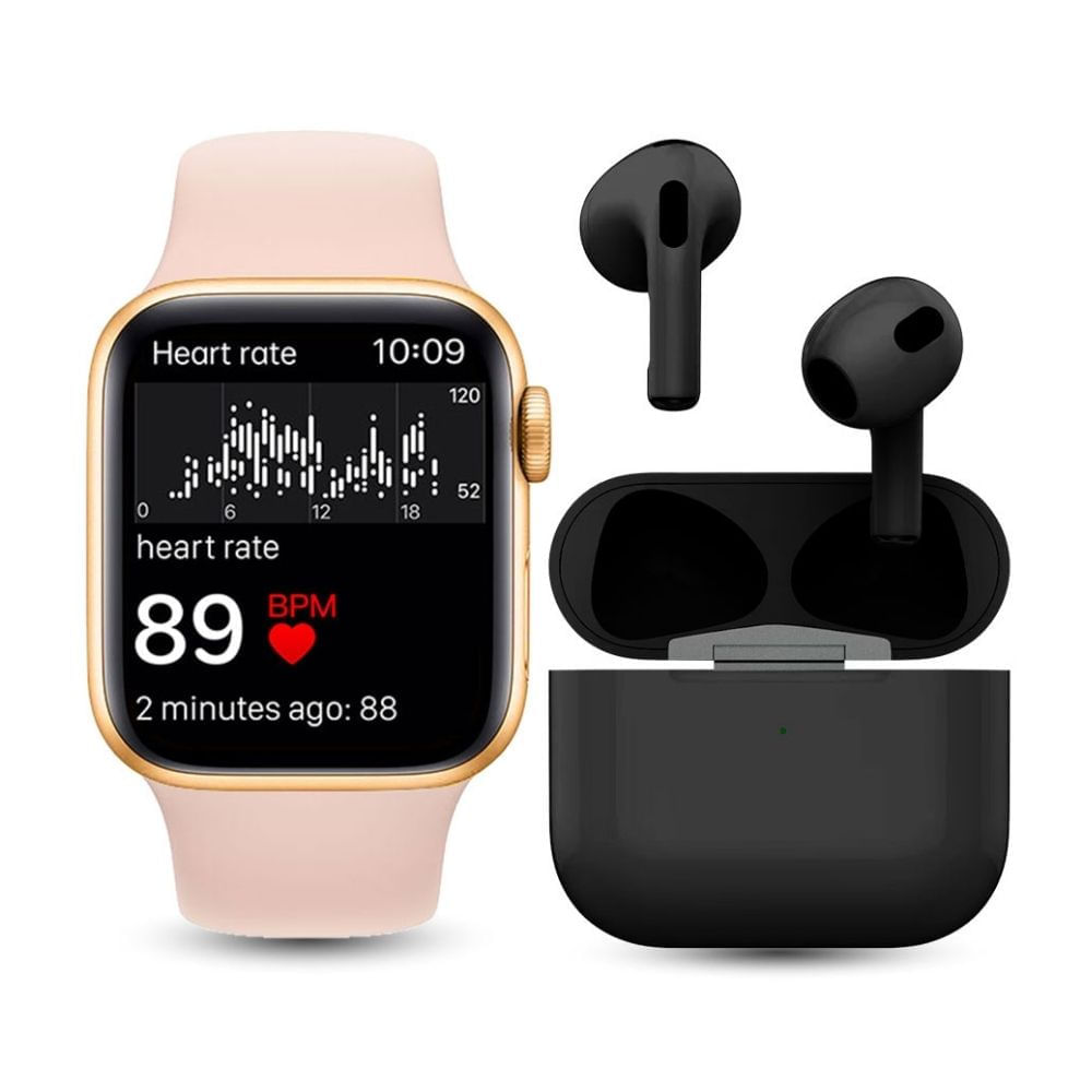 Smartwatch + Tws Rosado Prolink