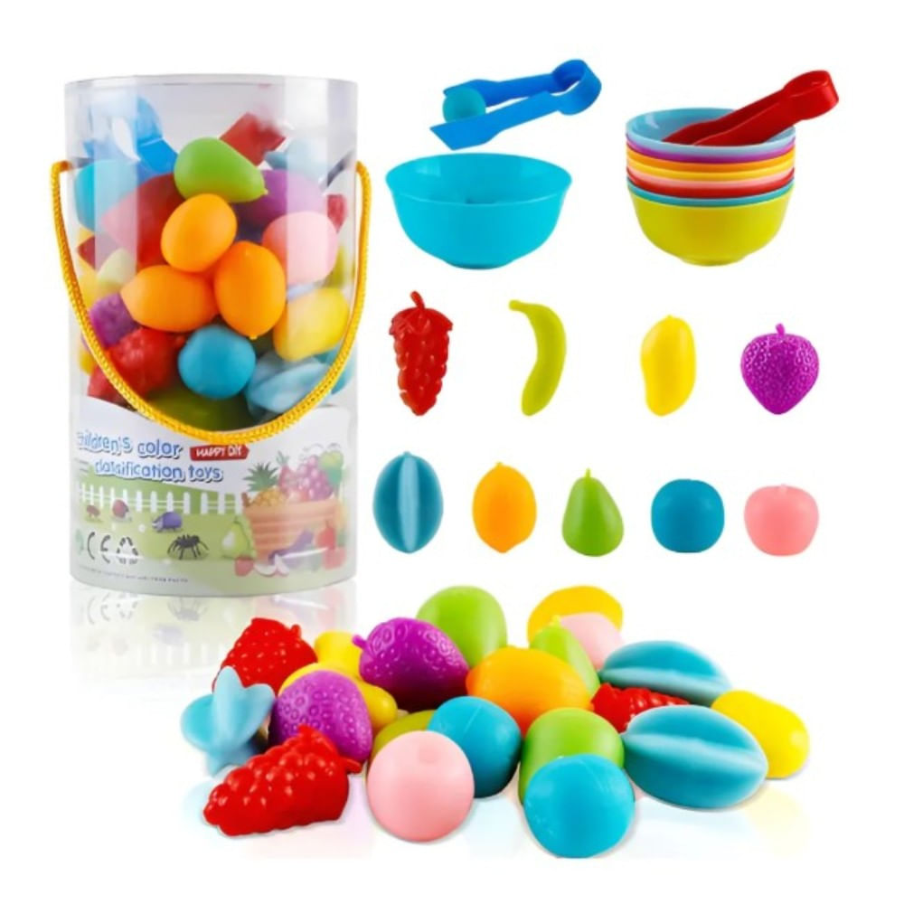 Juguete de Clasificacion de Colores Frutas
