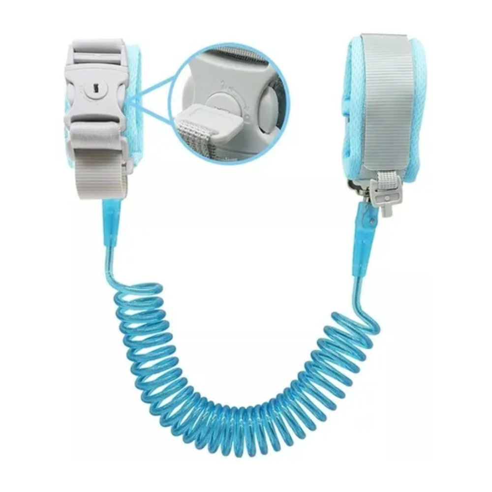 Muñequera de Seguridad Antiperdidas para Niños Celeste