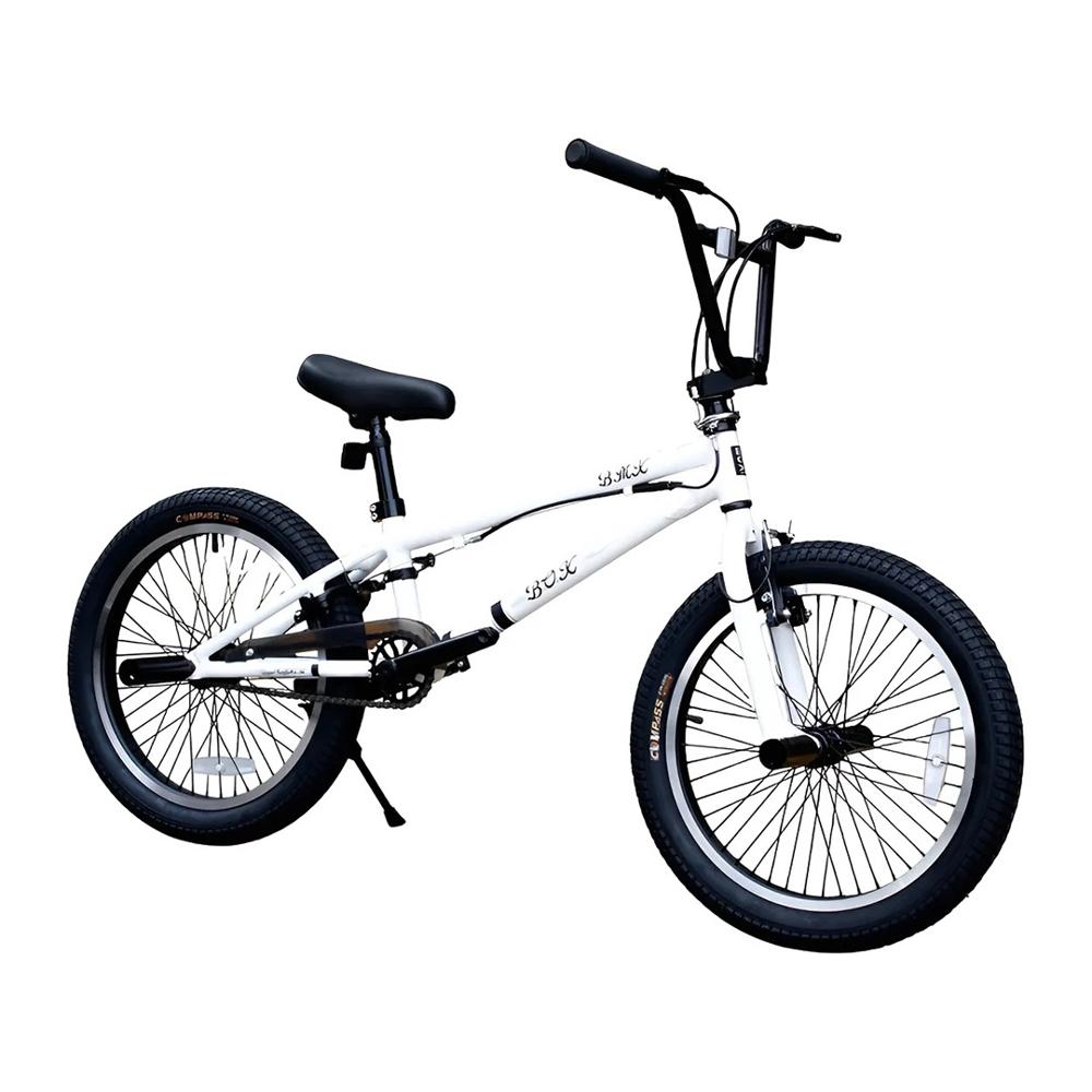 Bicicleta BMX de Aluminio Modelo Freestyle Aro 20 Blanco
