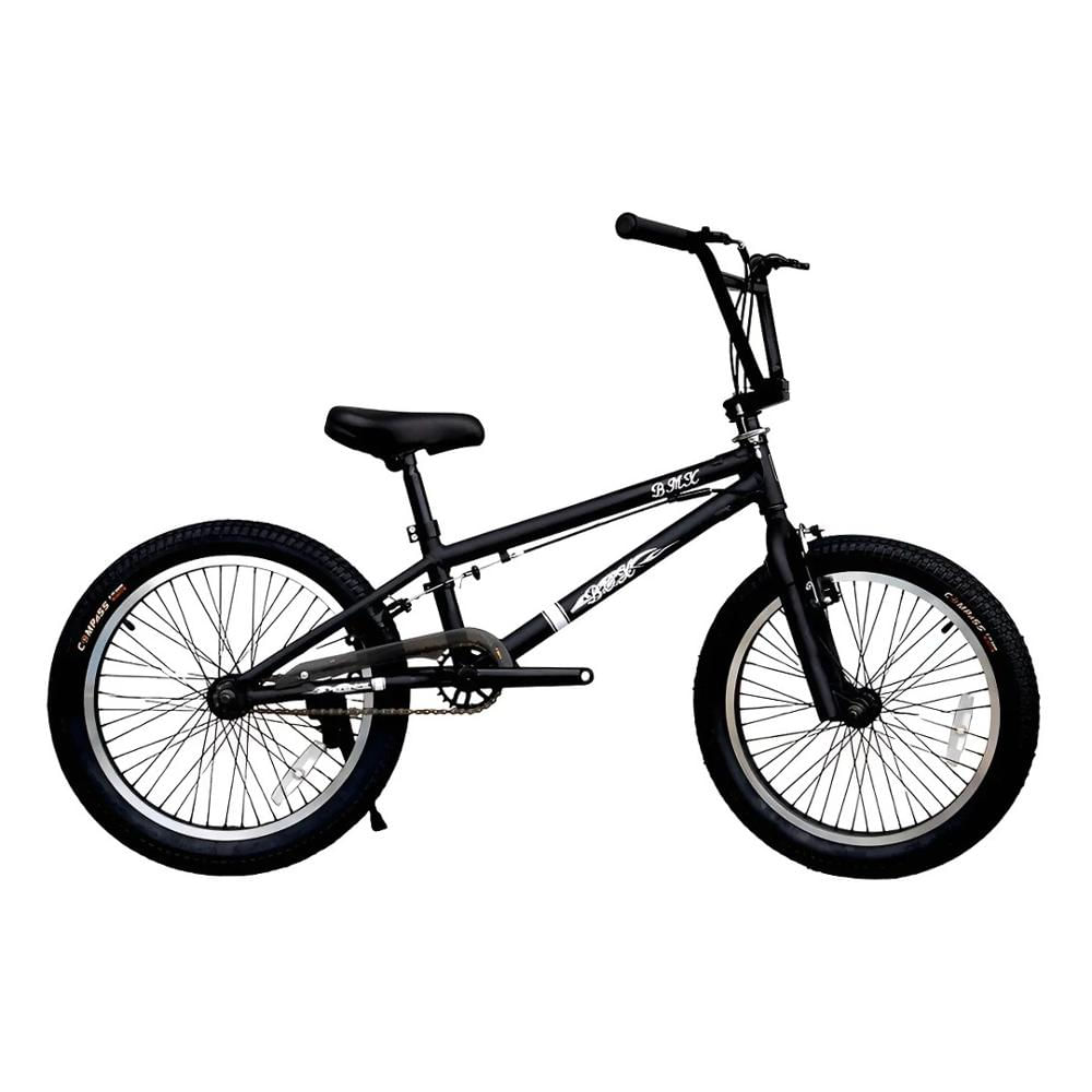 Bicicleta BMX de Aluminio Modelo Freestyle Aro 20 Negro