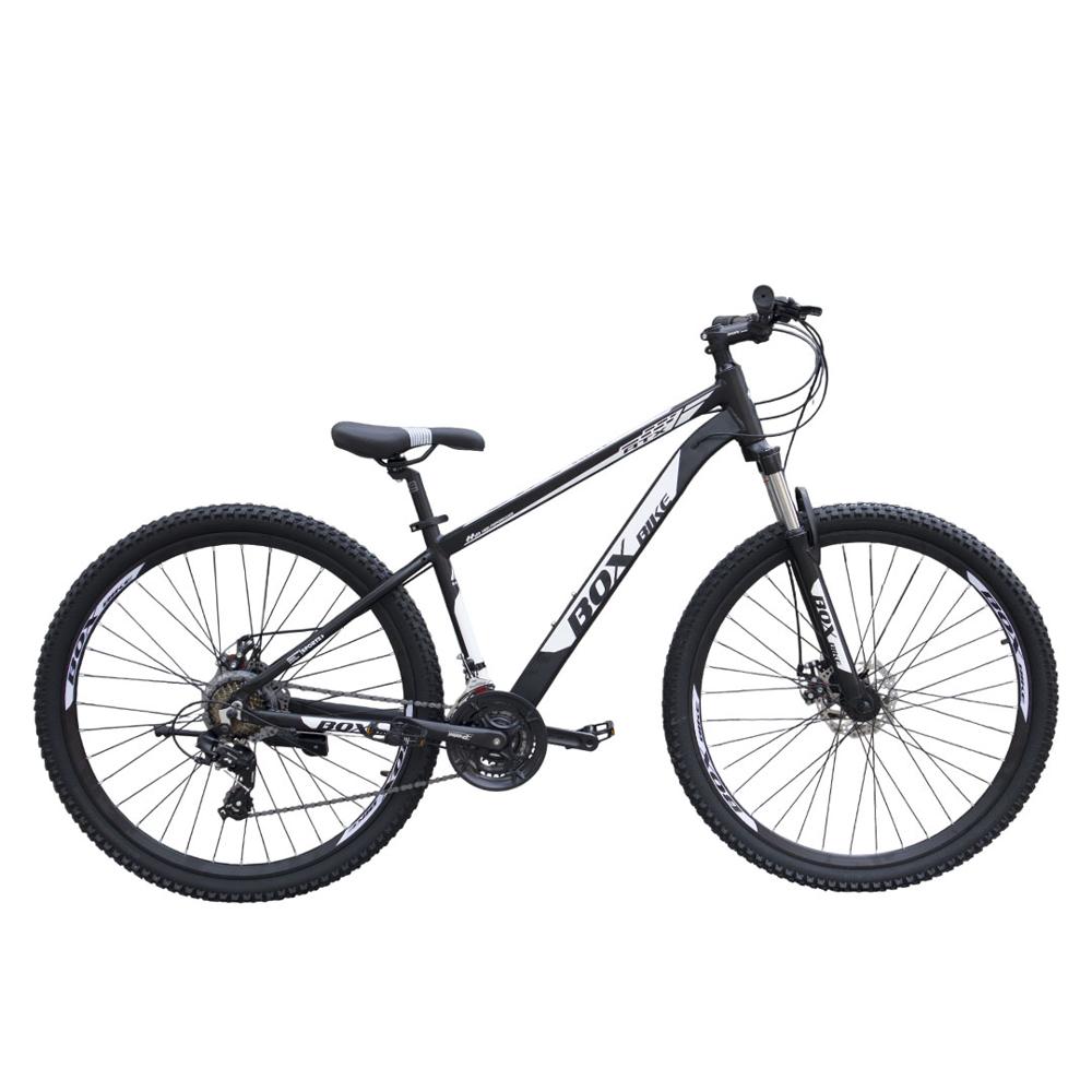Bicicleta MTB de Aluminio Aro 29 con Suspensión con Bloqueo  Negro con Blanco