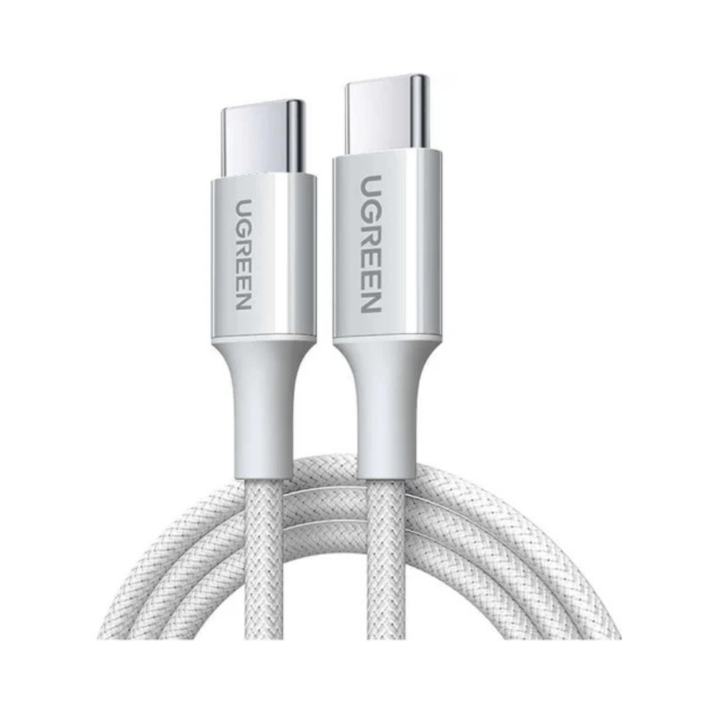 Cable Ugreen USB-C a USB-C PD 100W 5A Trenzado 2m Titanium Gray L502 65256
