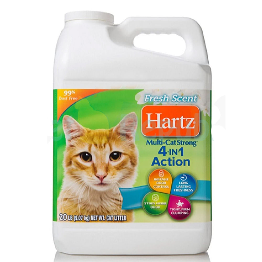 Arena para Gatos Hartz MultiCat Litter Fresh Scent plazaVea